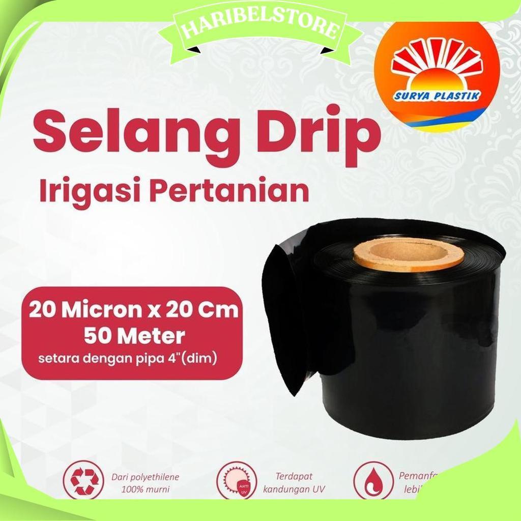 Selang Drip 20 Micron 4 Dim 50 Meter - Pipa 4 Inch Sale