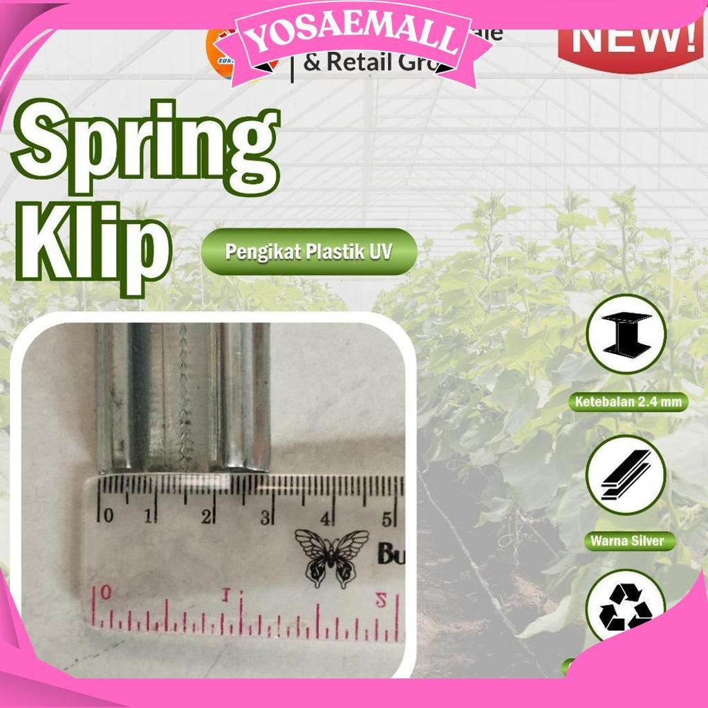 Penjepit Plastik Uv / Spring Klip Alat Pasang Plastik Uv Cod