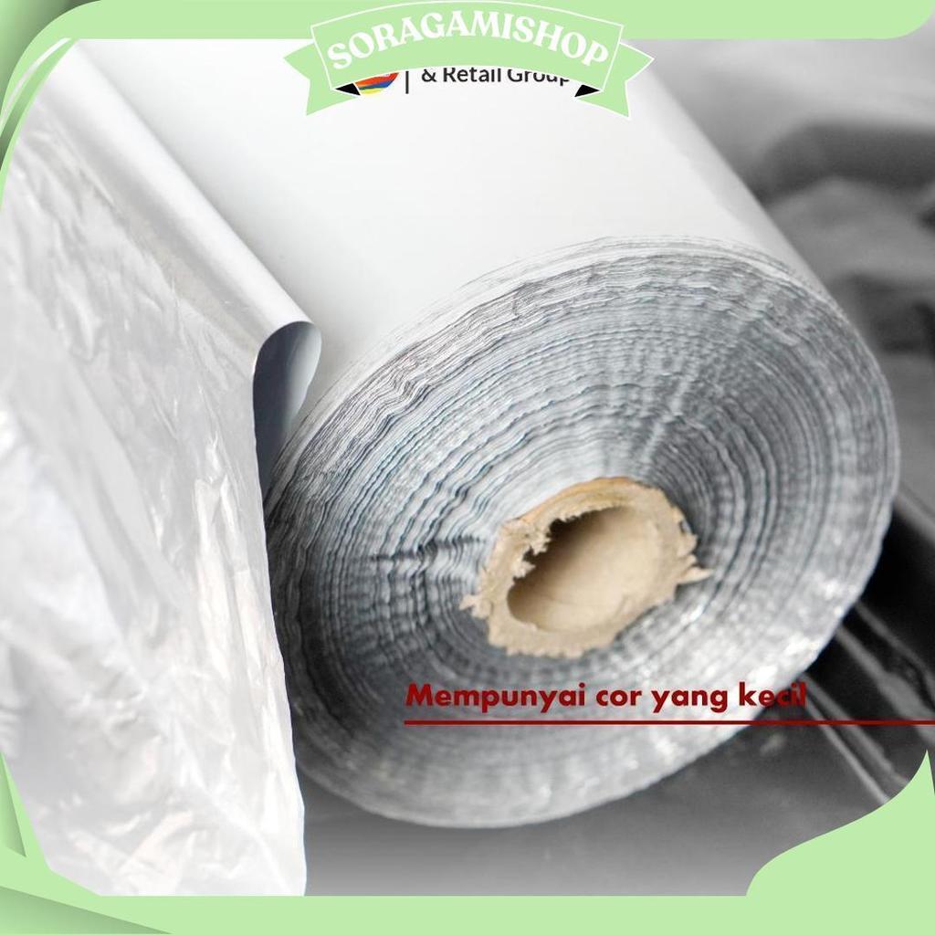 Premium  Plastik Mulsa Perak  1 Roll 8 Kg Mulsa Grenjeng Lebar 90 Cm Gratis Ongkir