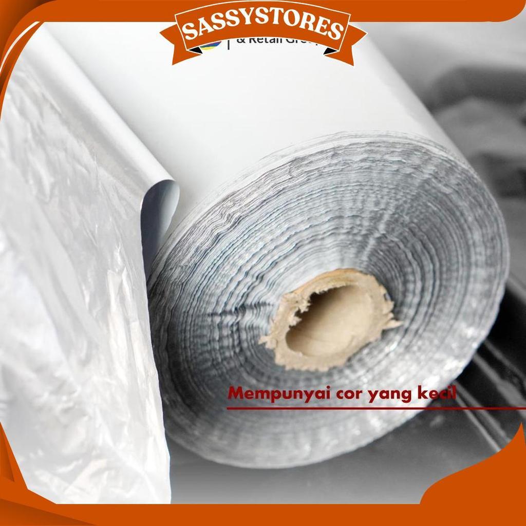 Premium  Plastik Mulsa Perak  1 Roll 8 Kg Mulsa Grenjeng Lebar 90 Cm Ori