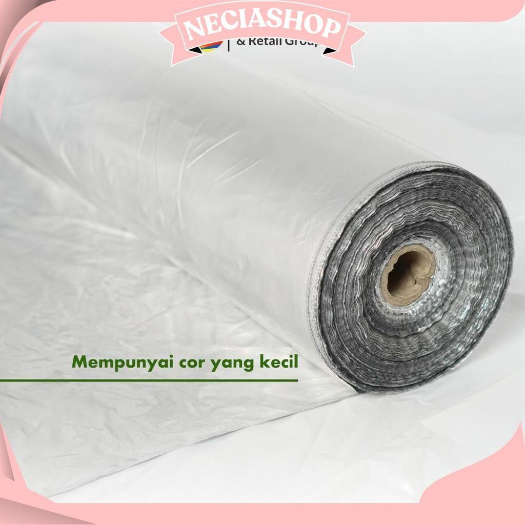 Plastik Mulsa Perak 1 Roll 8 Kg Mulsa Grenjeng Lebar 90 Cm Cod