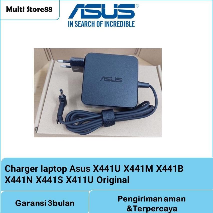 Charger laptop Asus X441U X441M X441B X441N X441S X411U Original Aksesoris deskop dan laptop