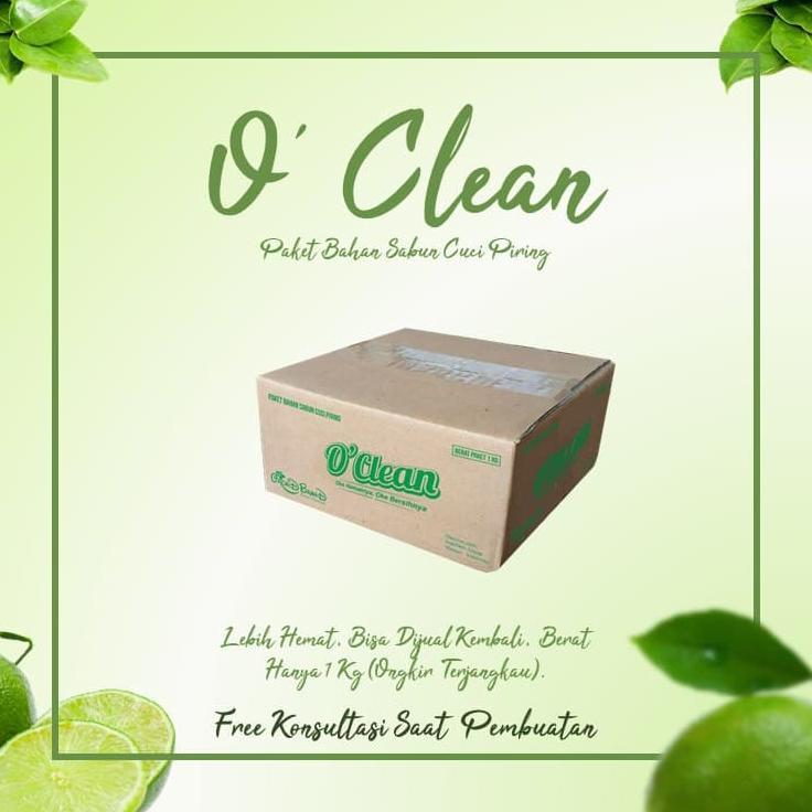 Bahan Sabun Cuci Piring Curah [ORIGINAL] O'Clean | Paket Sabun Cuci Piring | Biang Sabun Cuci Piring