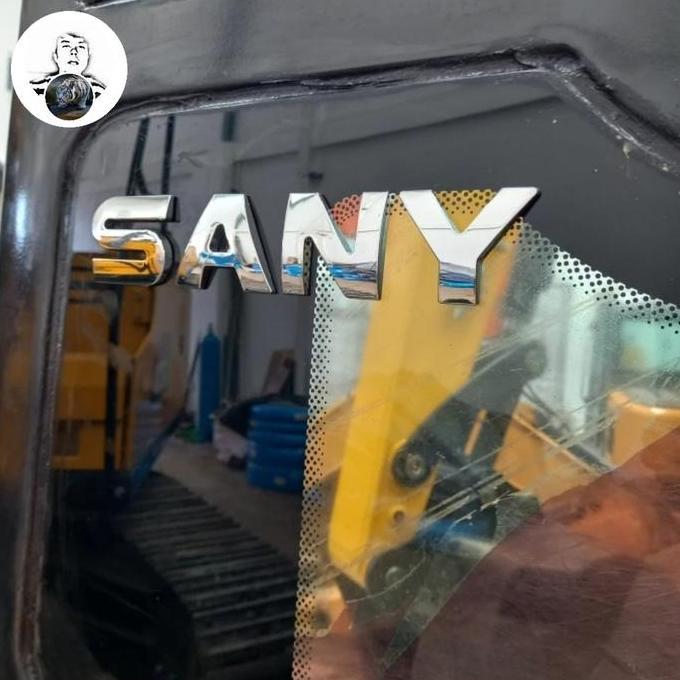 BROOK- Teks Text Huruf Tulisan Sany Embos Silver