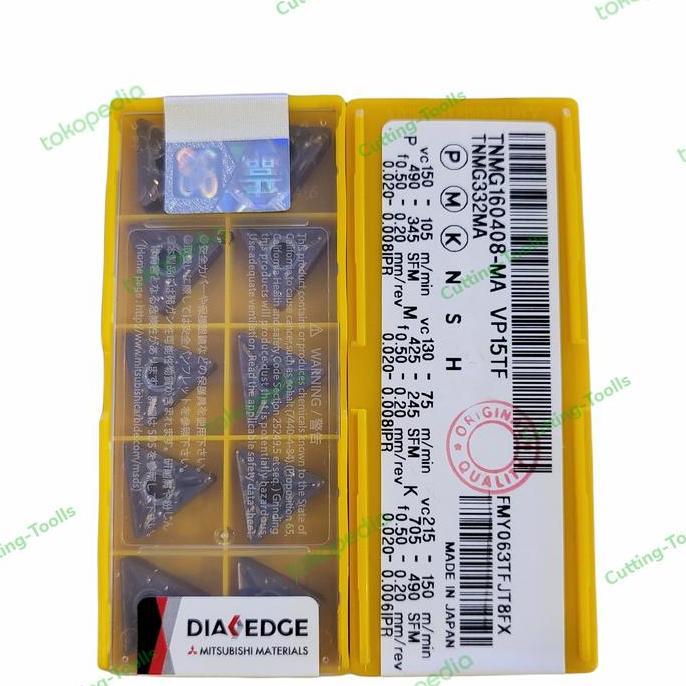 KAHONO INSERT TNMG 160408 MITSUBISHI / INSERT BUBUT TNMG 160408 / TNMG 160408