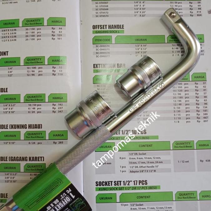 Kunci CVT Tekiro Sok Set 19mm 22 mm + Gagang Shock Tekiro