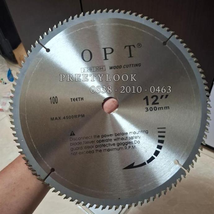 JAIDEE Pisau Gergaji Bundar 12 Inch x 100 T / TCT Mata Gergaji kayu 12 inch.