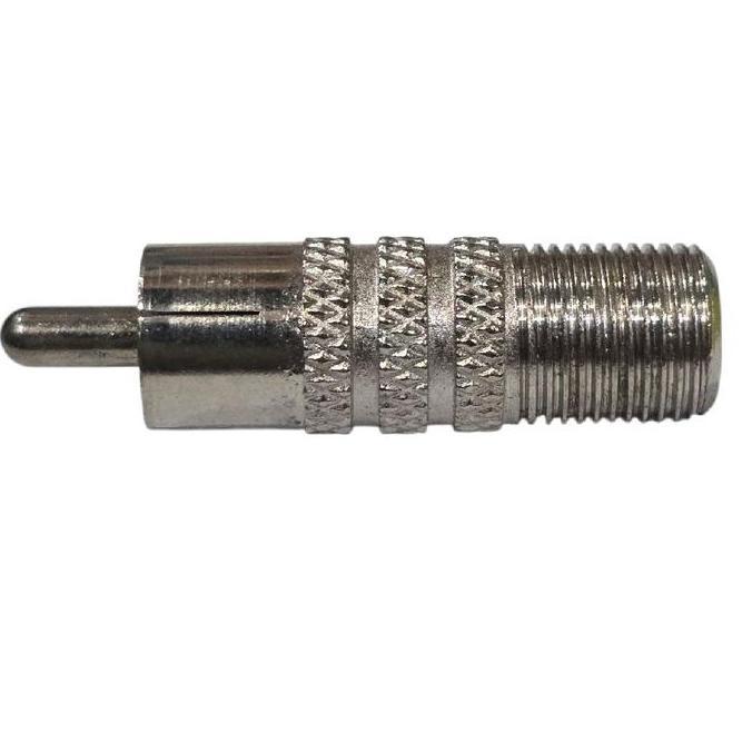 Jack/ Konektor (Connector) Cover F To Rca ( F Female T Rca Male)  Konektor F-Type, Koneksi Kabel Koa