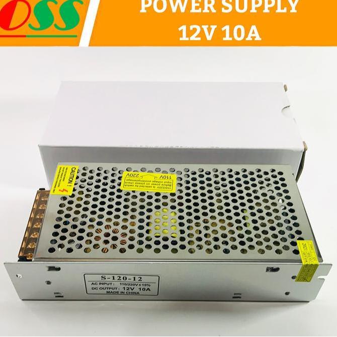 VEGAPUNK- POWER SUPPLY 12V 10A / PSU 12V 10A SMPS TRAFO SWITCHING POWER