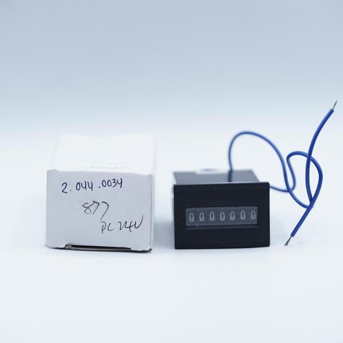 KEZOUKAKU- Counter 877 DC 24V 7 digit digital mechanical counter plastic electrical meter pulse mach