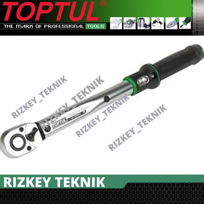 Toptul ANAM1610 Micrometer Adjustable Torque Wrench 1/2" 20-100Nm