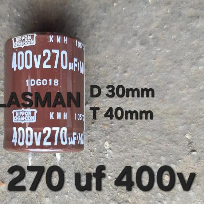 ( 270 Uf 400V ) Elko Elco Power Supply Psu Tv Buat Ganti 220Uf 450V 220Uf 270Uf 400 450 V Volt 220 U