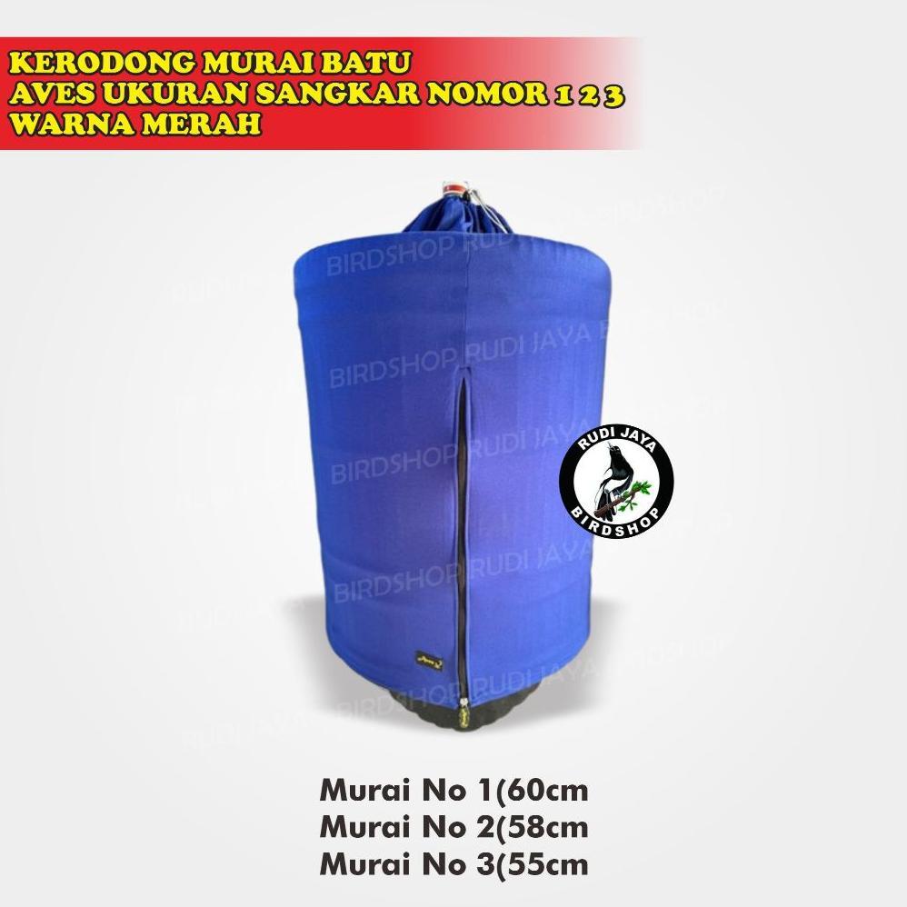 Tw39 Y-76 Kerodong Krodong Murai Aves Premium Tebal Sangkar Bulat Kandang Burung Murai Batu Berkuali