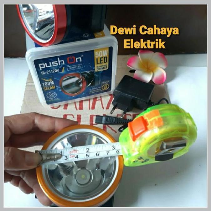 Senter Kepala Waterproof - Senter Kepala Menyelam Led 50W Dimmer