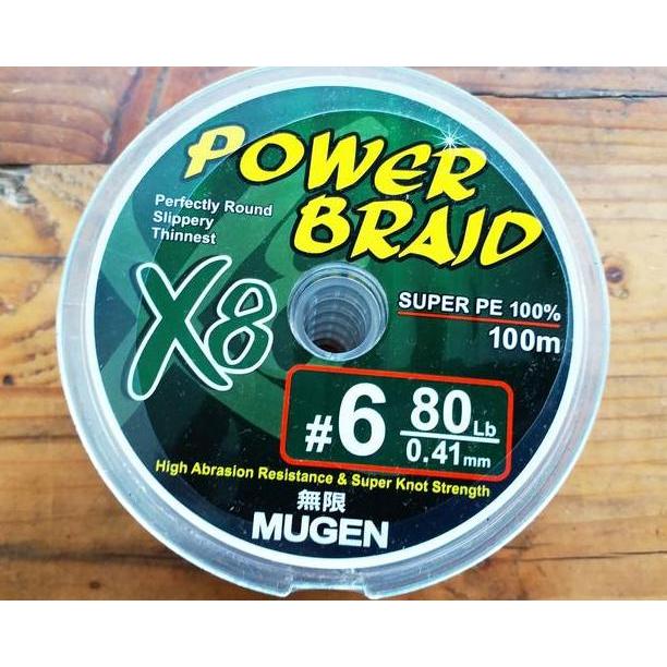 Senar Pe Mugen Power Braid Pe6 X8 Senar Pe 6 Senar Pancing