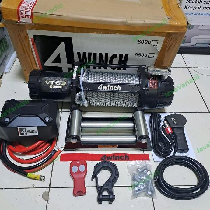 WINCH 13000LBS 24VOLT 4WINCH ORIGINAL DAN TERPERCAYA