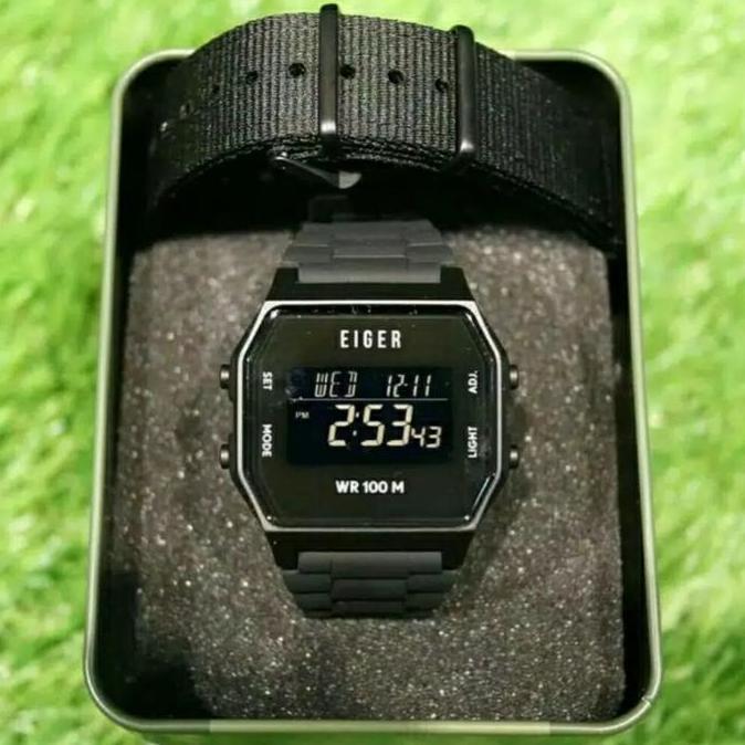 JAM TANGAN PROVO EIGER BLACK/OLIVE