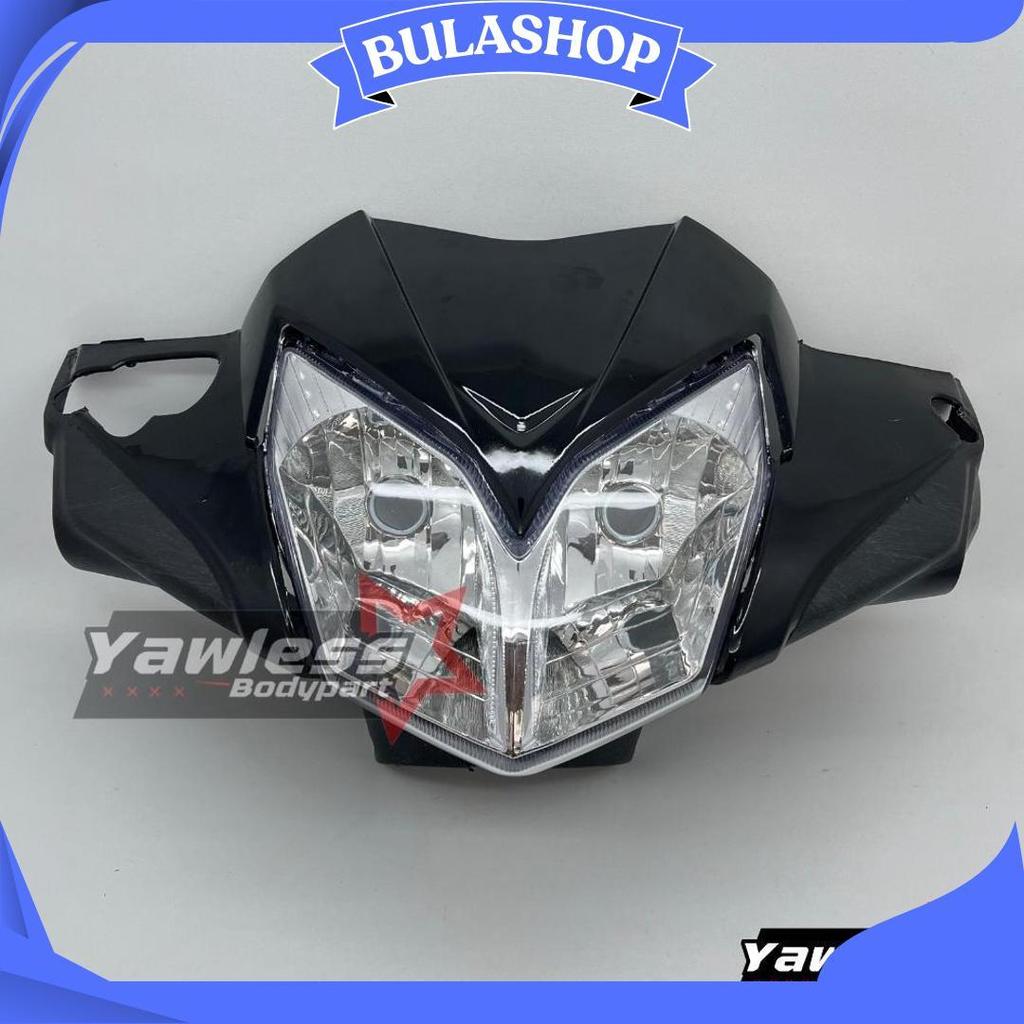 Batok Depan Supra X 125 Batman Warna Hitam + Reflektor Supra X 125 / Batok Lampu Supra X 125 Ori