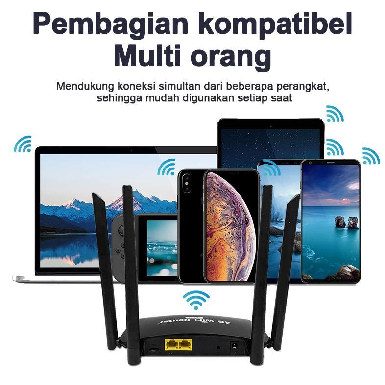ZBT 4g router dengan slot kartu sim Tanpa Hadapan Hotspot 4G LTE Modem Router WIFI 300 MBPS SPEED Ro