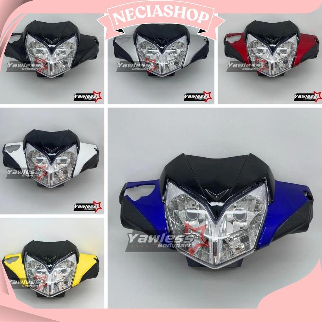 Batok Depan Supra X 125 Batman Merah Hitam Biru / Batok Supra X 125 Batman Cod