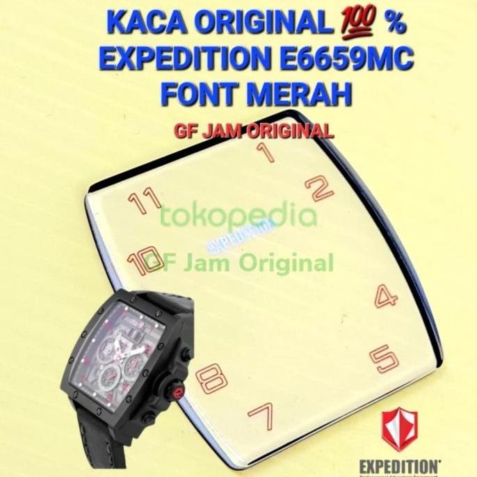 KACA JAM TANGAN EXPEDITION E6659 E 6659 ORIGINAL 100% PART DIJAMIN