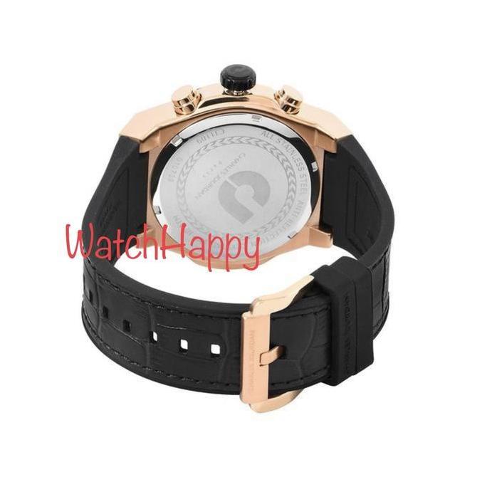 WatchHappy Charles Jourdan CJ1109-1032C CJ1109 CJ 1109 Men Black Rose