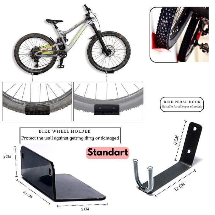 GANTUNGAN SEPEDA DINDING RAK SEPEDA DINDING