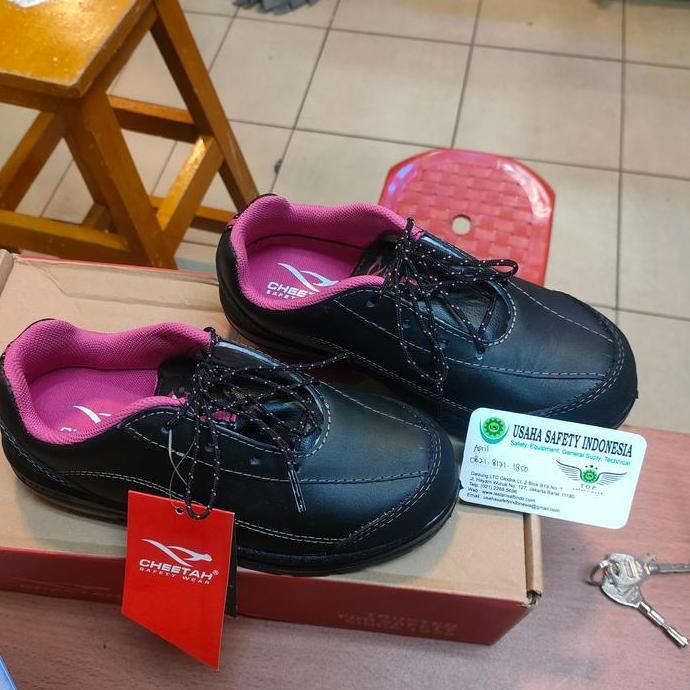 Promo Sepatu Safety Shoes Cheetah 4007 H Sepatu Cewek Cod