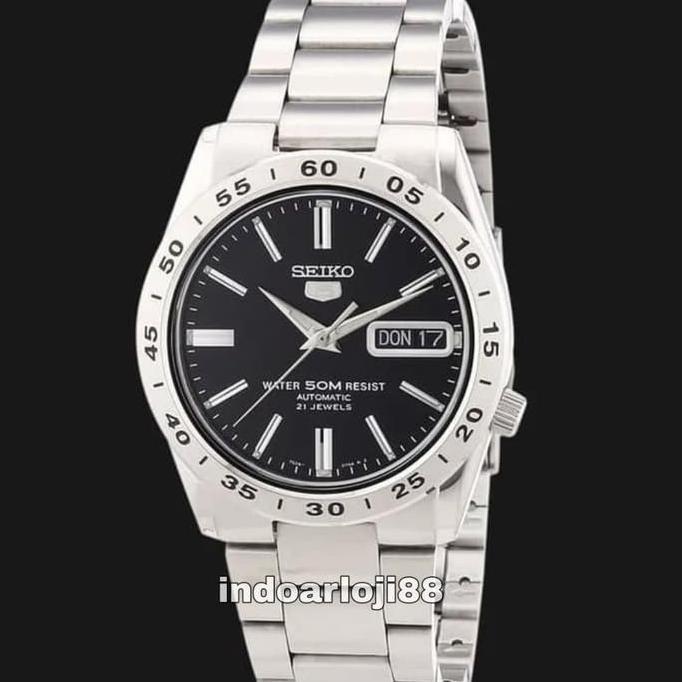 SEIKO 5 SNKE01K1 AUTOMATIC BLACK DIAL STAINLESS STEEL MEN'S WATCH