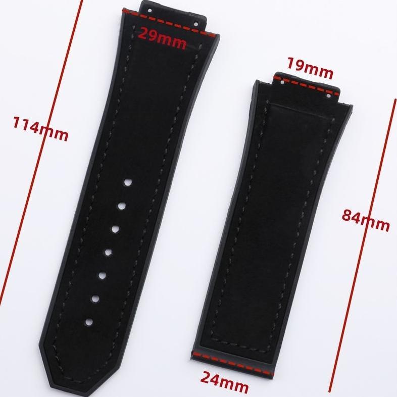 Strap Tali Hublot Geneve Big Bang Senna Rubber Kulit Premium Aksesoris jam tangan