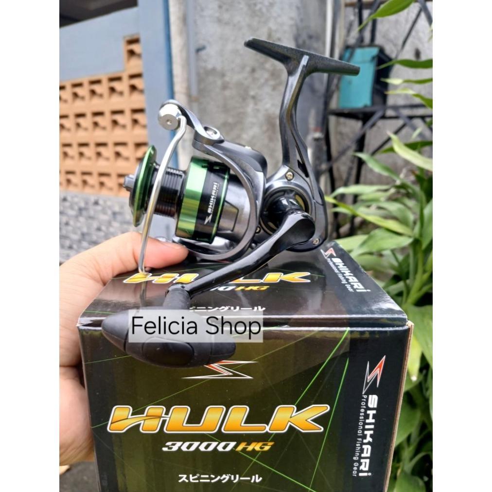 Fishing Reel Rell Ril Riil Rel Pancing  Shikari Hulk 1000 2000 3000  Katrol Kerekan Alat Gulungan Pa