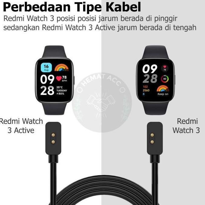 Kabel Charger Redmi Watch 3 / Redmi Watch 3 Active Hematacc