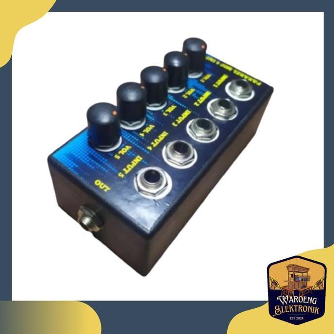 NUNNALLY- PARAREL MIC 5 INPUT-BLACK/BLUE