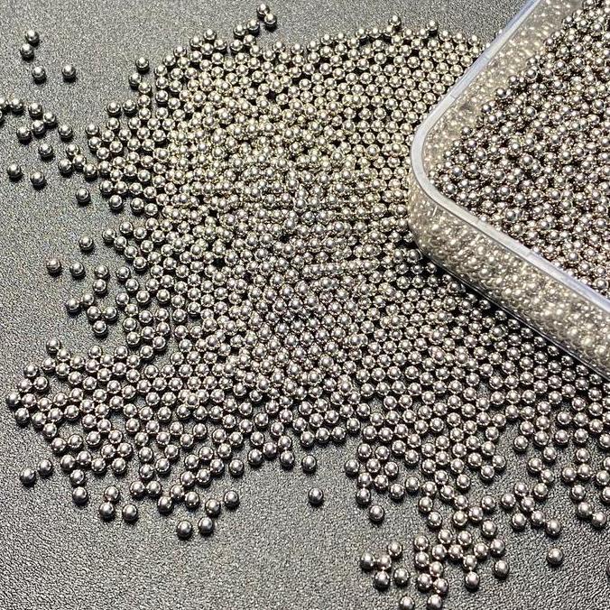 TEASEL Biji Gotri Bulat 2mm Stainless