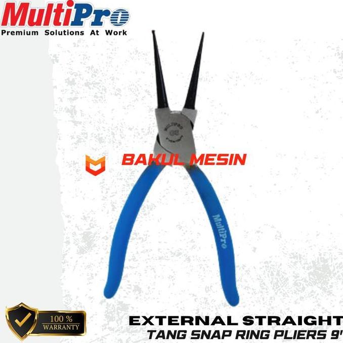 TEASEL MULTIPRO Tang Snap Ring Pliers 9" EXTERNAL STRAIGHT