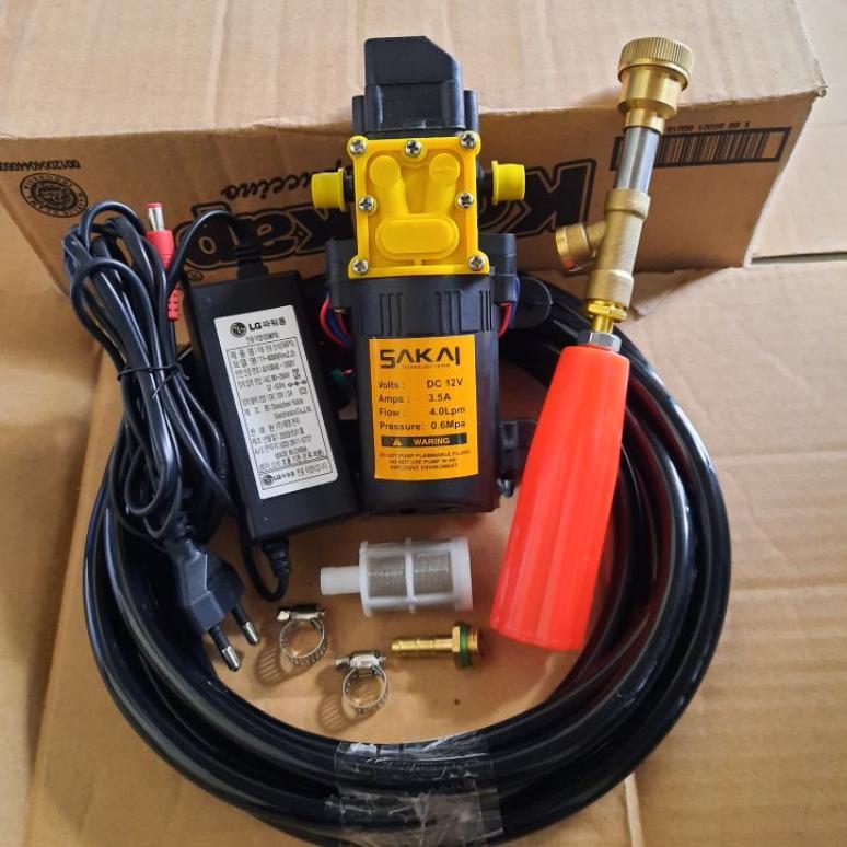 Alat Cuci Steam Motor Mini Portable 12V 35W