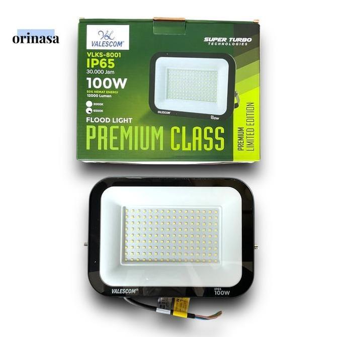 Lampu LED Sorot Floodlight Valescom Premium 100W 100 Watt VLKS-8001
