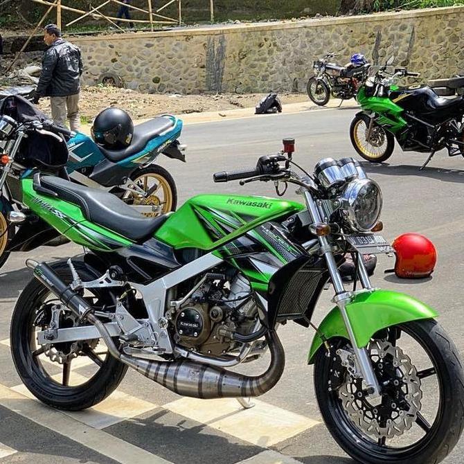 KNALPOT NINJA R/SS/RR GALVANIS COBRA KJR RACING INDONESIA Original