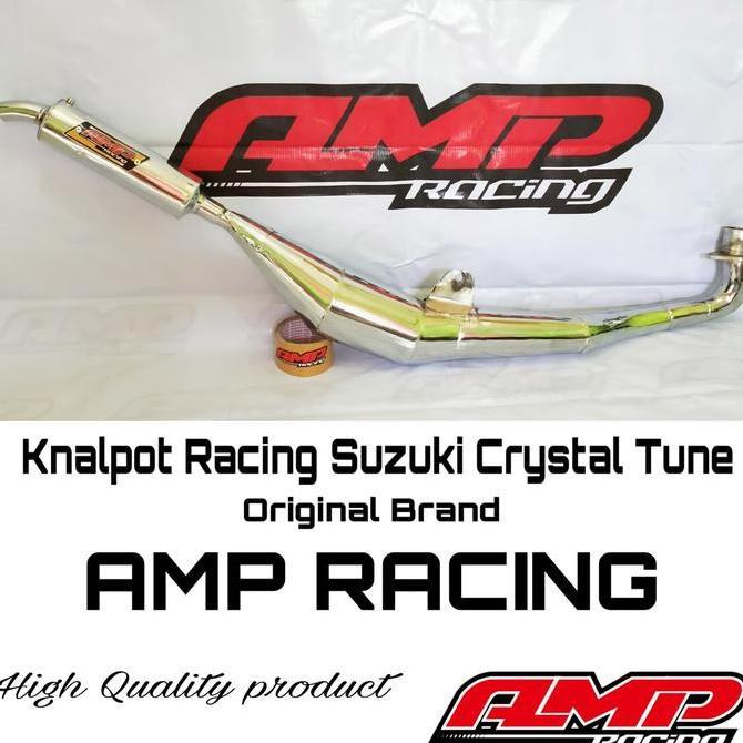 Knalpot Racing Suzuki Crystal Tune - Knalpot Crystal tune full crom Original