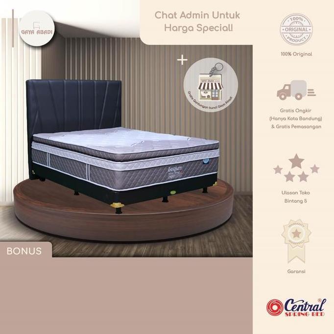 TERBARU Springbed Central Belgium/Kasur Central Belgium - Central Springbed Furniture Kasur Matras H