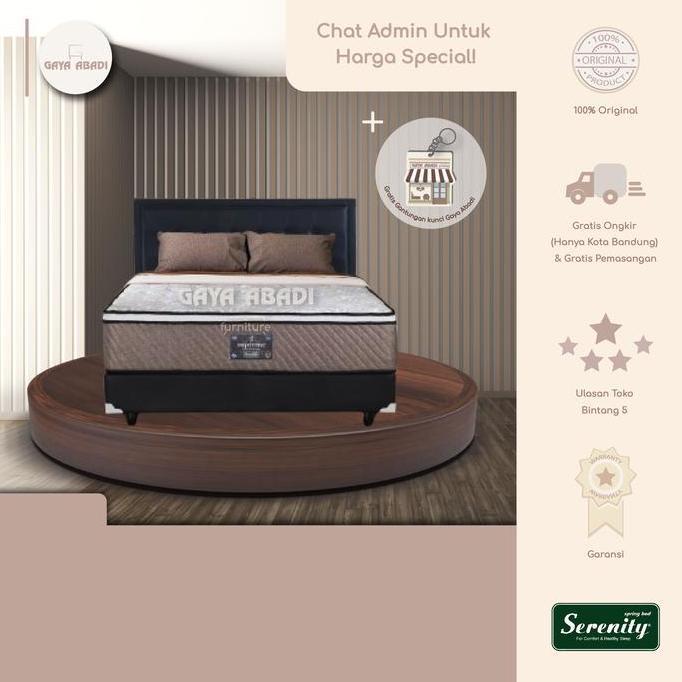 TERBARU Springbed Serenity Supreme / Kasur Serenity Supreme - Serenity by Elite Springbed PROMO