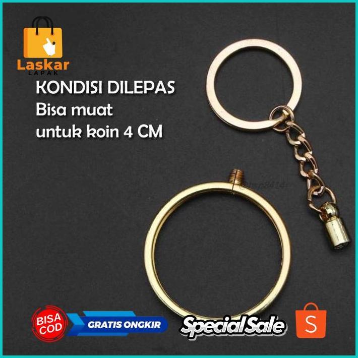 dh-68 Am67 Gantungan Kunci Koin / Coin Keychain 4CM Sale Berkualitas