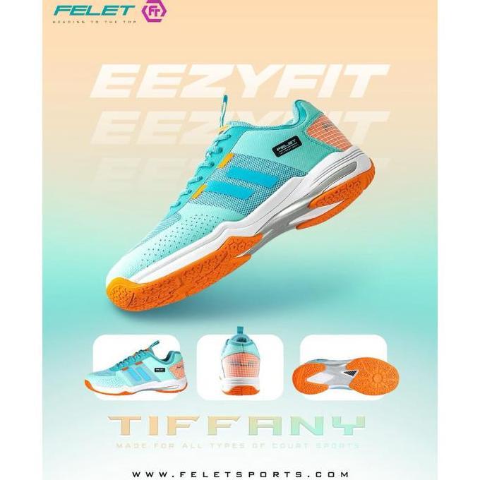 Felet EEZYFIT Badminton Shoes - Sepatu Badminton Original Felet