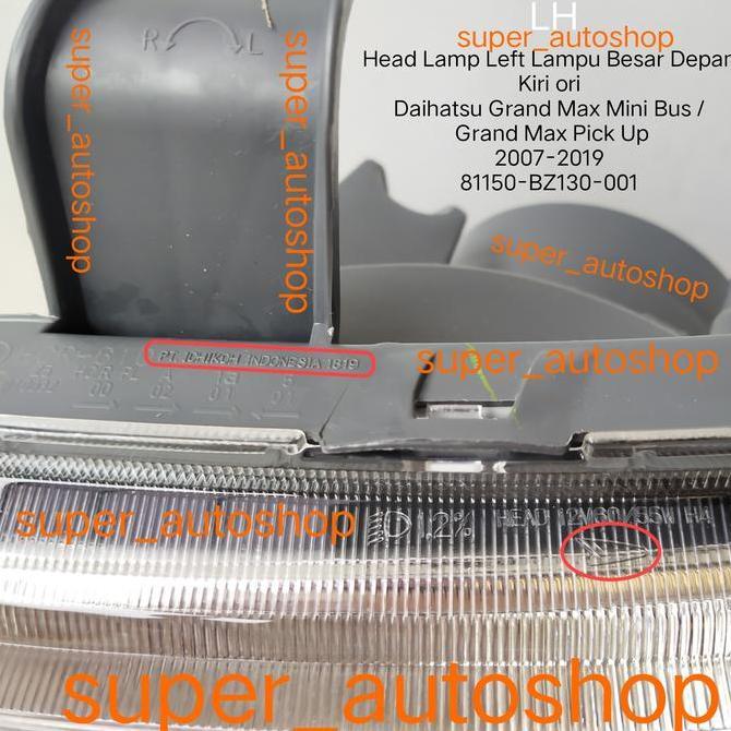 Head Lamp Lampu Besar Depan Kiri Grand Max Mini Bus Pick Up ori 1pc Original