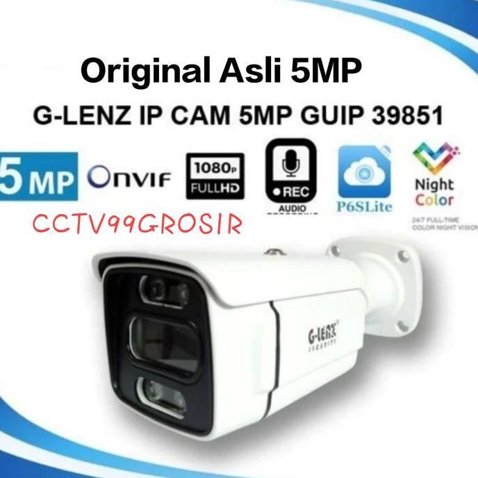 IP Cam Camera Outdoor 5mp Glenz ColorVu IP Camera IPCAM NVR Audio