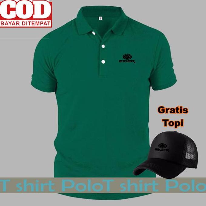 DF373>> Baju Polo Pria ( gratis topi ) polo distro EGR USA black / polo distro pria / kaos polo / po