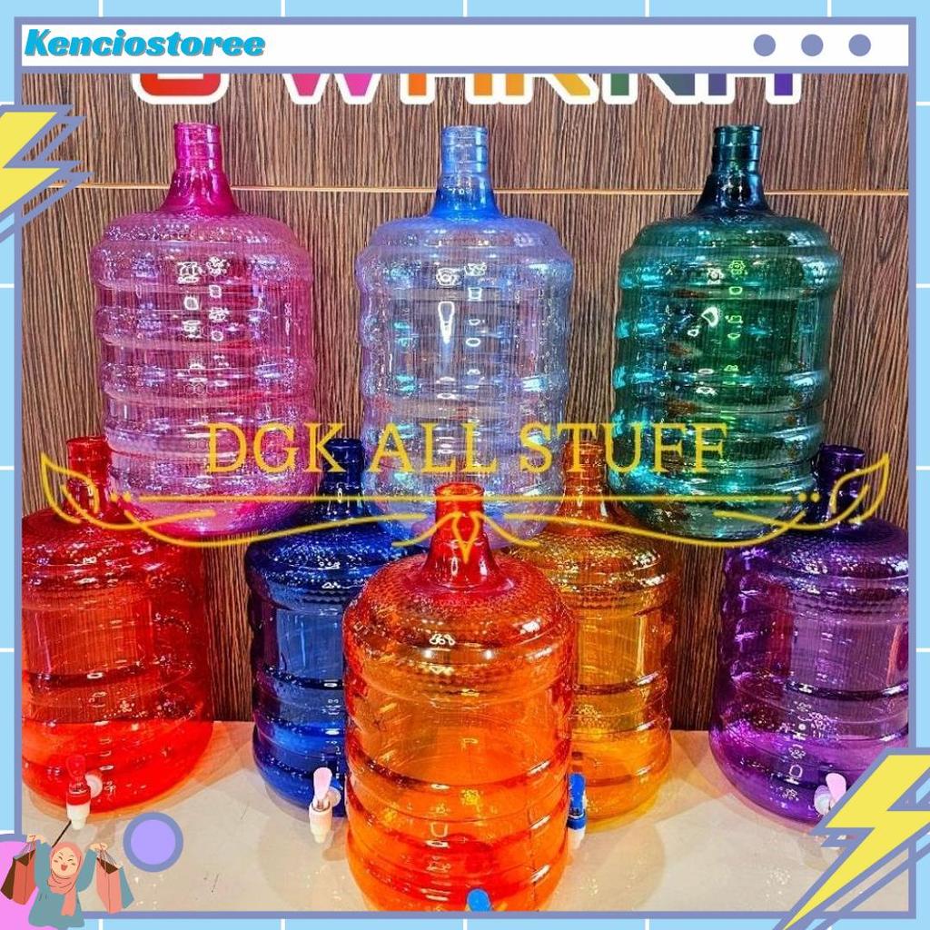 Top Seller Galon Dispenser Keran Kran Air Kosong Baru 19 Liter 19 Litre 19L 19 L Plastik BPA FREE Es