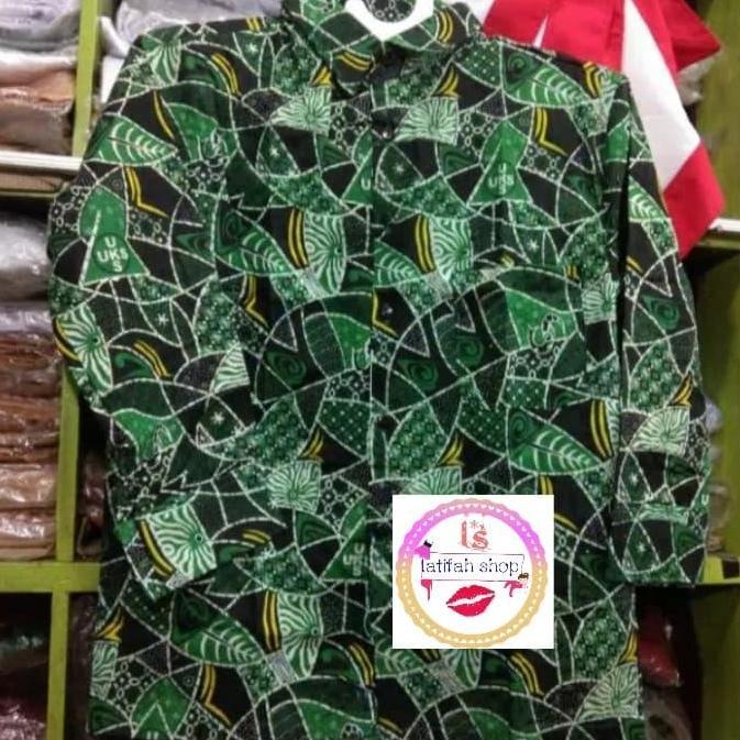 hem batik panjang sd negeri sidoarjo seragam sekolah