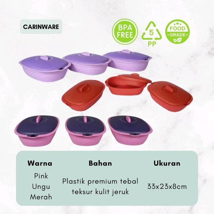 Carinware serving CWN plastik Set