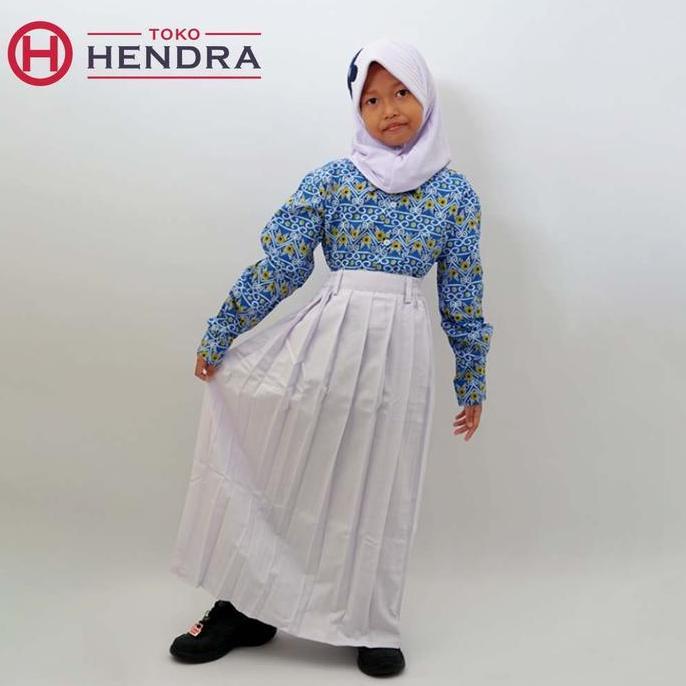 Baju Batik SD Kota Depok Tangan Panjang | Seragam Sekolah | Batik Kota Depok